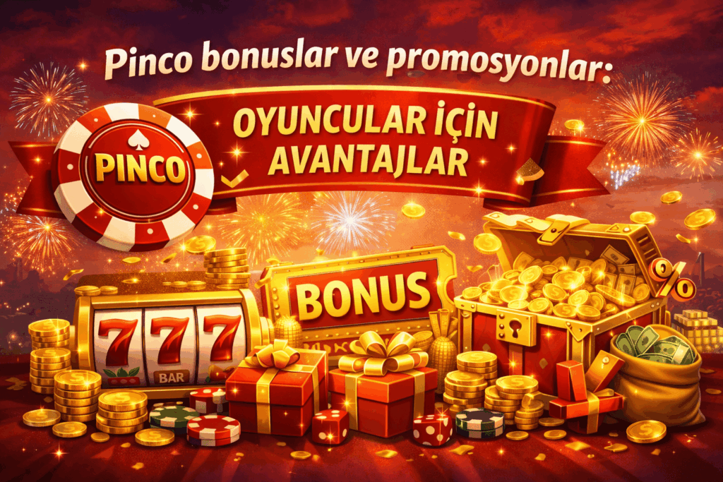 Pinco bonuslar ve promosyonlar oyuncular için avantajlar